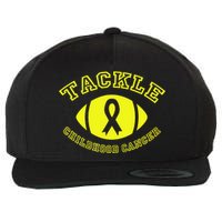 Tackle Childhood Cancer Wool Snapback Cap