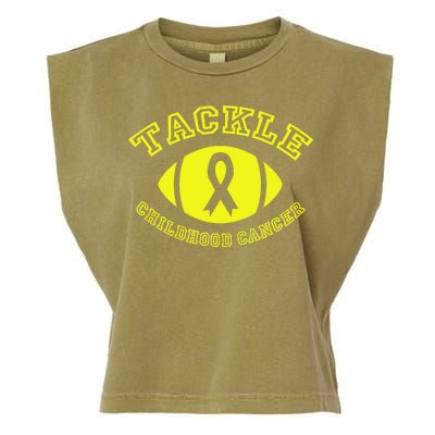 Tackle Childhood Cancer Garment-Dyed Women's Muscle Tee