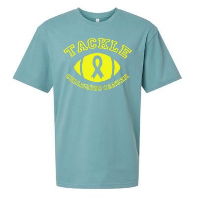 Tackle Childhood Cancer Sueded Cloud Jersey T-Shirt