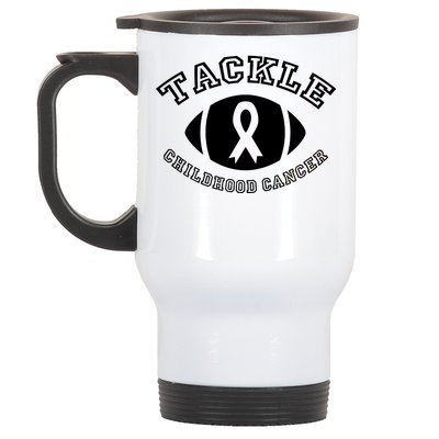 Tackle Childhood Cancer Stainless Steel Travel Mug