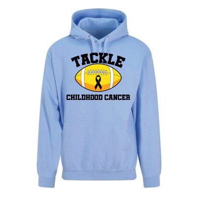 Tackle Childhood Cancer Football Logo Unisex Surf Hoodie