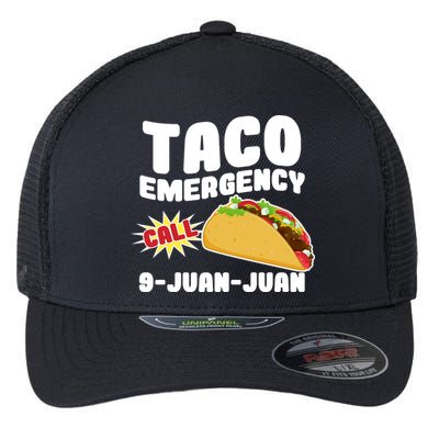 Taco Emergency Call 9-Juan-Juan Flexfit Unipanel Trucker Cap