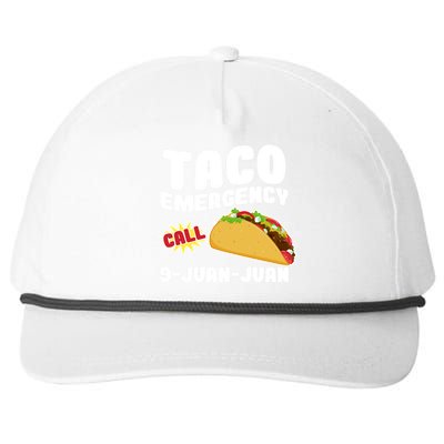 Taco Emergency Call 9-Juan-Juan Snapback Five-Panel Rope Hat