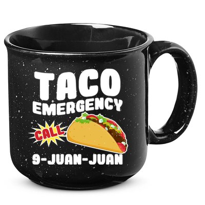 Taco Emergency Call 9-Juan-Juan 15oz Campfire Ceramic Mug