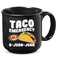 Taco Emergency Call 9-Juan-Juan 15oz Campfire Ceramic Mug