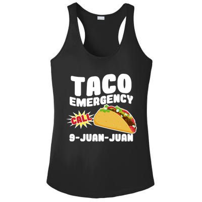 Taco Emergency Call 9-Juan-Juan Ladies PosiCharge Competitor Racerback Tank
