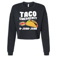 Taco Emergency Call 9-Juan-Juan Cropped Pullover Crew