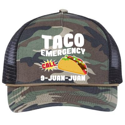 Taco Emergency Call 9-Juan-Juan Retro Rope Trucker Hat Cap