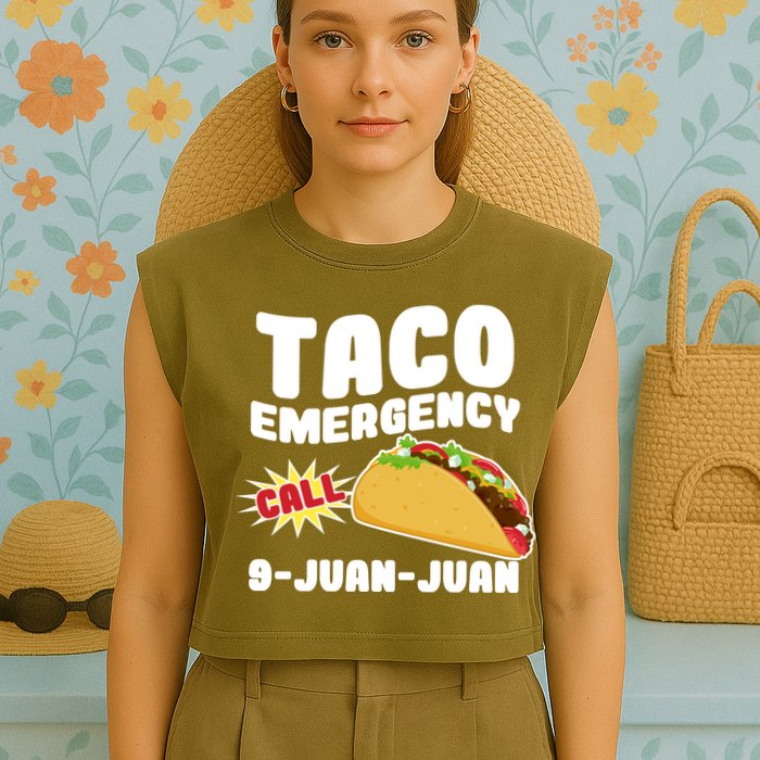 Taco Emergency Call 9-Juan-Juan Garment-Dyed Women's Muscle Tee