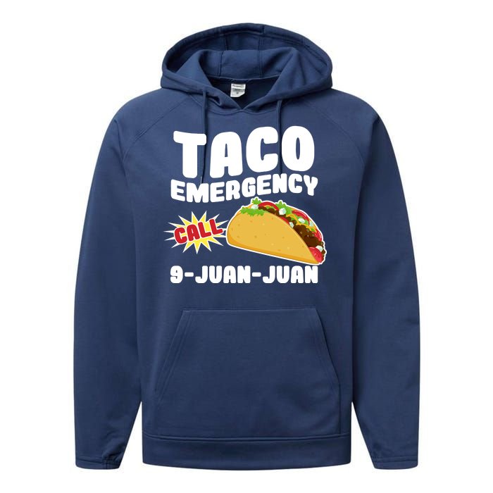 Taco Emergency Call 9-Juan-Juan Performance Fleece Hoodie