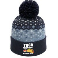 Taco Emergency Call 9-Juan-Juan The Baniff Cuffed Pom Beanie