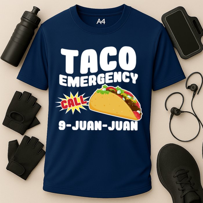 Taco Emergency Call 9-Juan-Juan Performance Shirt