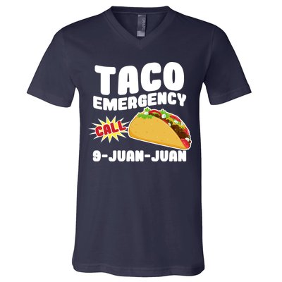 Taco Emergency Call 9-Juan-Juan V-Neck T-Shirt