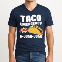 Taco Emergency Call 9-Juan-Juan V-Neck T-Shirt