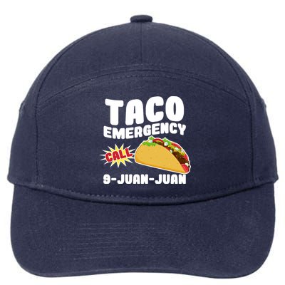 Taco Emergency Call 9-Juan-Juan 7-Panel Snapback Hat