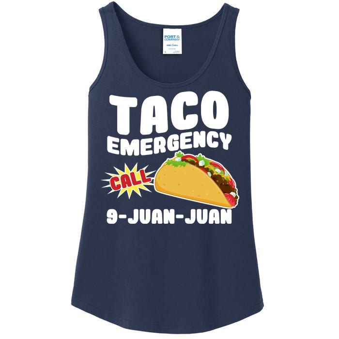 Taco Emergency Call 9-Juan-Juan Ladies Essential Tank