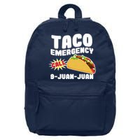 Taco Emergency Call 9-Juan-Juan 16 in Basic Backpack