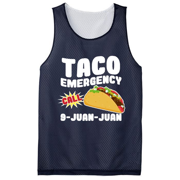 Taco Emergency Call 9-Juan-Juan Mesh Reversible Basketball Jersey Tank