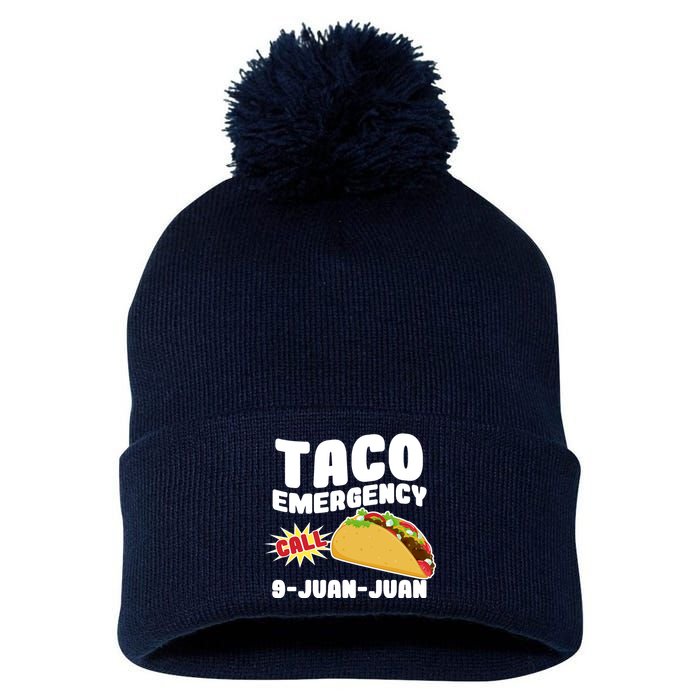 Taco Emergency Call 9-Juan-Juan Pom Pom 12in Knit Beanie