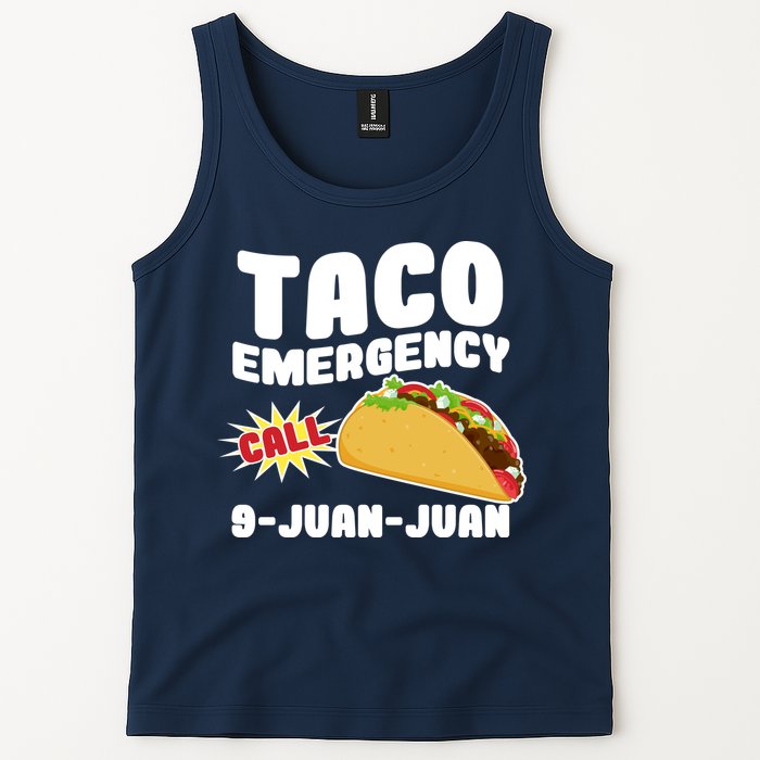 Taco Emergency Call 9-Juan-Juan Tank Top