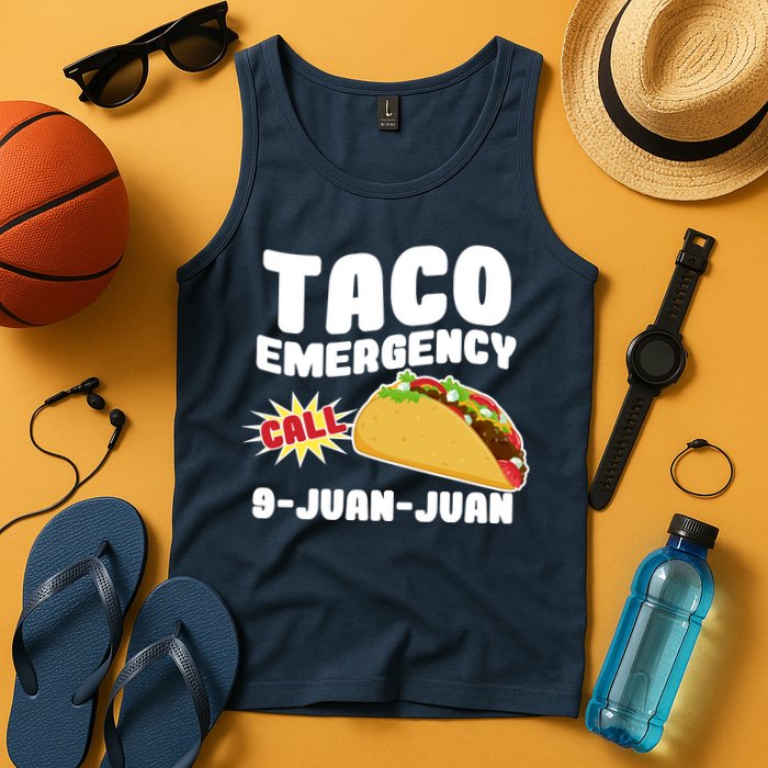 Taco Emergency Call 9-Juan-Juan Tank Top