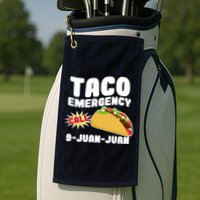 Taco Emergency Call 9-Juan-Juan Golf Towel