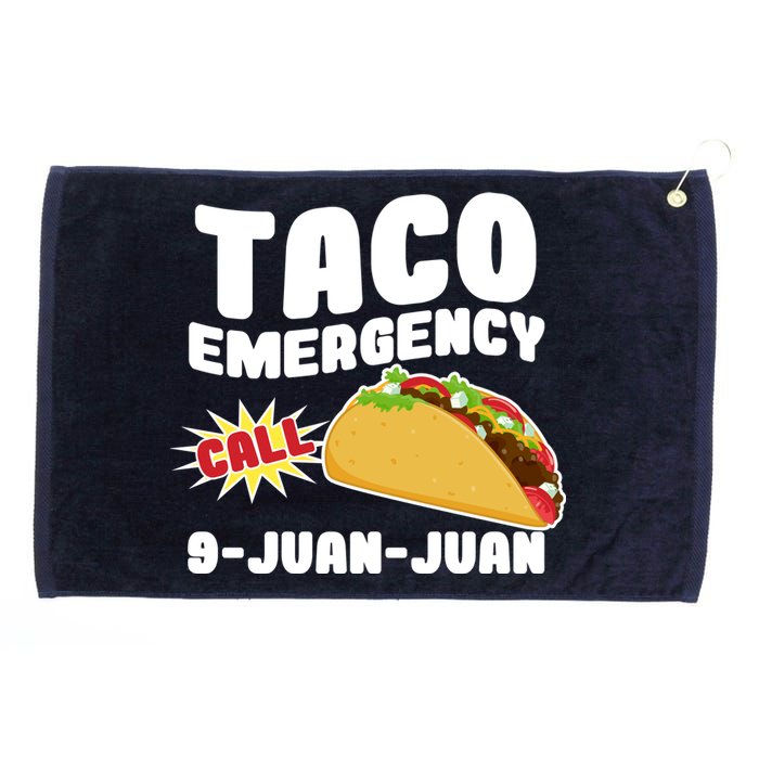 Taco Emergency Call 9-Juan-Juan Grommeted Golf Towel