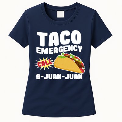 Taco Emergency Call 9-Juan-Juan Womens T-Shirt