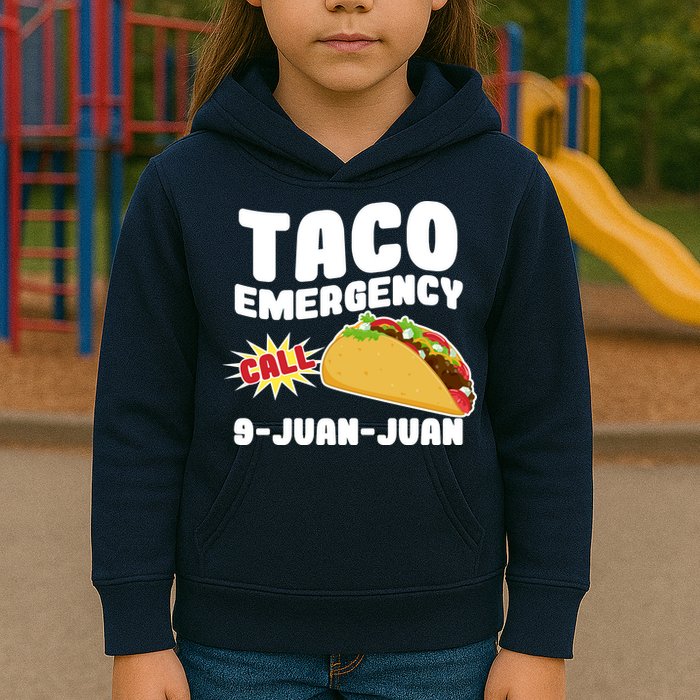 Taco Emergency Call 9-Juan-Juan Kids Hoodie