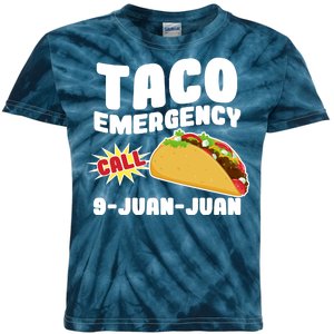 Taco Emergency Call 9-Juan-Juan Kids Tie-Dye T-Shirt