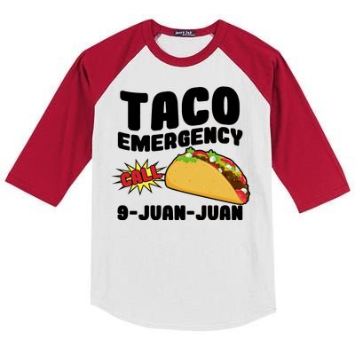 Taco Emergency Call 9-Juan-Juan Kids Colorblock Raglan Jersey