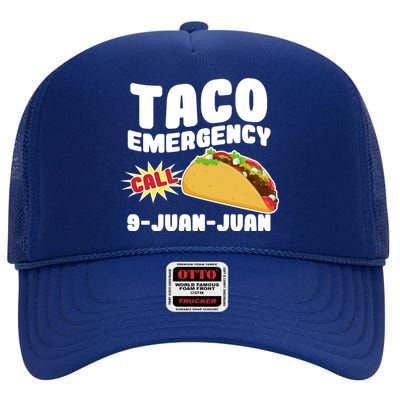 Taco Emergency Call 9-Juan-Juan High Crown Mesh Back Trucker Hat