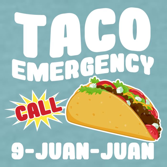 Taco Emergency Call 9-Juan-Juan Sueded Cloud Jersey T-Shirt