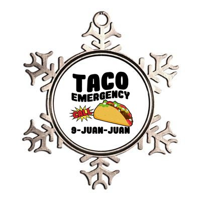 Taco Emergency Call 9-Juan-Juan Metallic Star Ornament