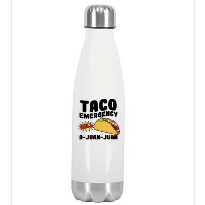 Taco Emergency Call 9-Juan-Juan Stainless Steel Insulated Water Bottle