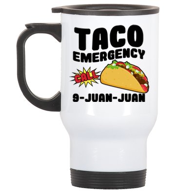 Taco Emergency Call 9-Juan-Juan Stainless Steel Travel Mug