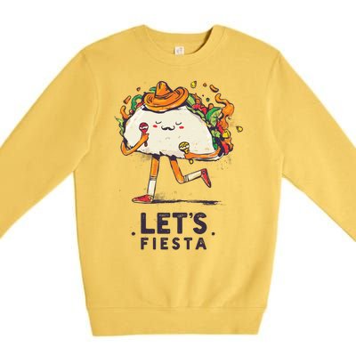 Taco Let's Fiesta Premium Crewneck Sweatshirt