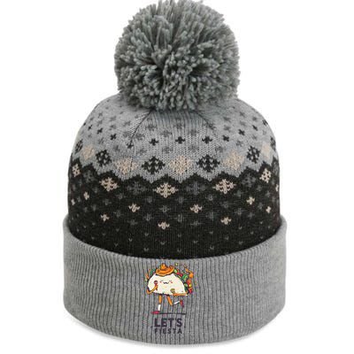 Taco Let's Fiesta The Baniff Cuffed Pom Beanie