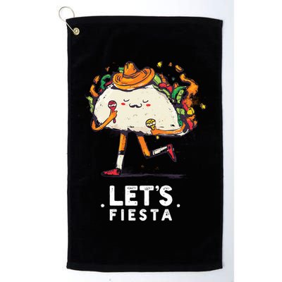 Taco Let's Fiesta Golf Towel