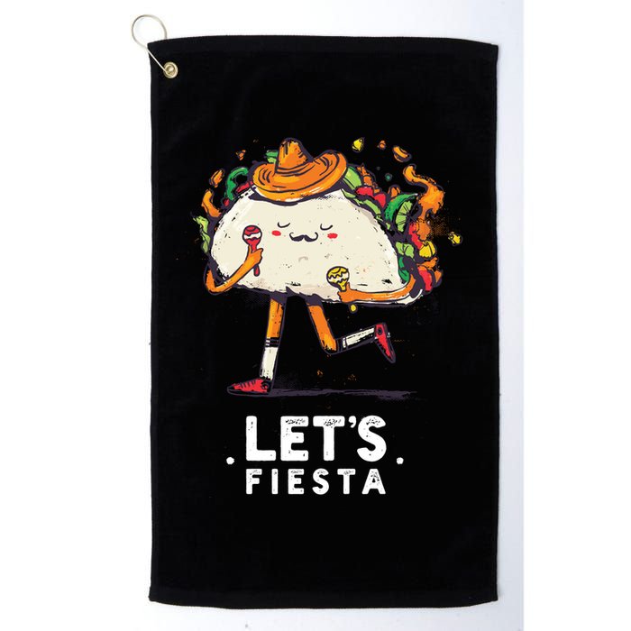 Taco Let's Fiesta Golf Towel