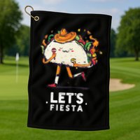 Taco Let's Fiesta Golf Towel