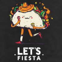 Taco Let's Fiesta Golf Towel