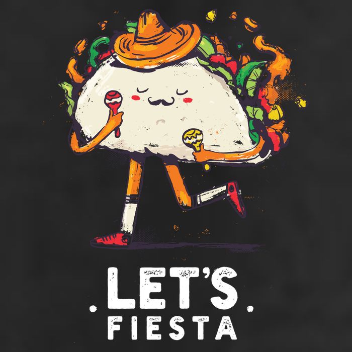Taco Let's Fiesta Golf Towel