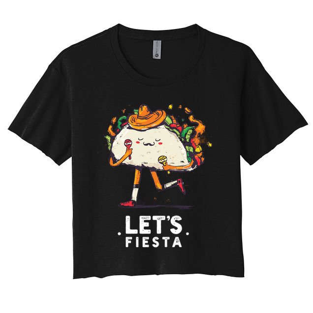 Taco Let's Fiesta Crop Top