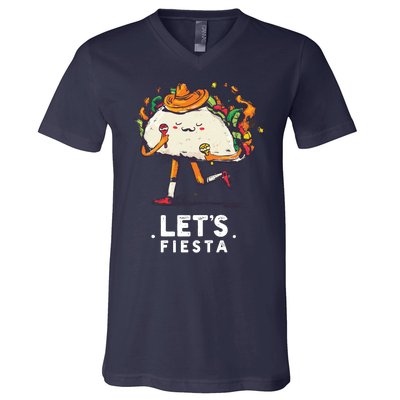 Taco Let's Fiesta V-Neck T-Shirt