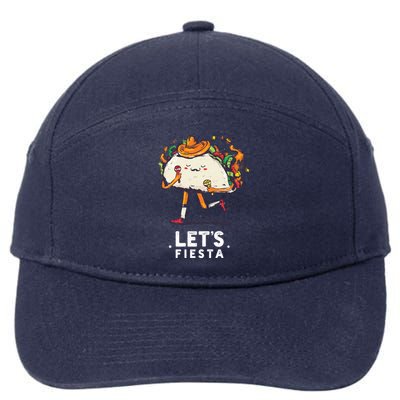 Taco Let's Fiesta 7-Panel Snapback Hat