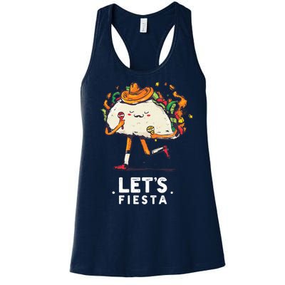 Taco Let's Fiesta Women's Racerback Tank