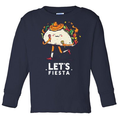 Taco Let's Fiesta Toddler Long Sleeve Shirt