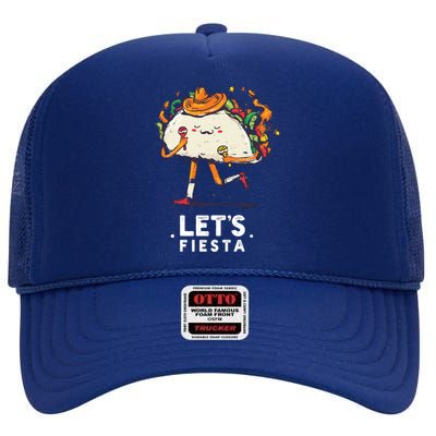 Taco Let's Fiesta High Crown Mesh Back Trucker Hat