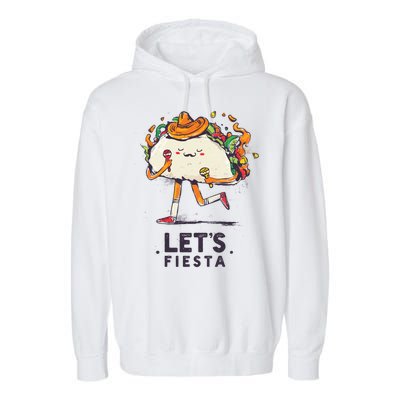 Taco Let's Fiesta Garment-Dyed Fleece Hoodie